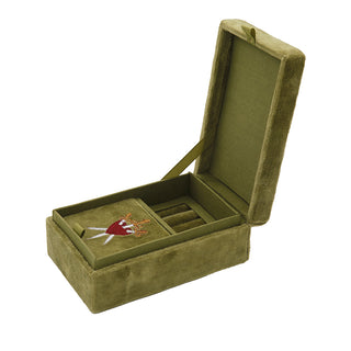 Velvet jewelry box - Card