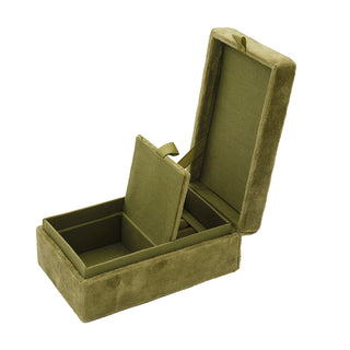 Velvet jewelry box - Card