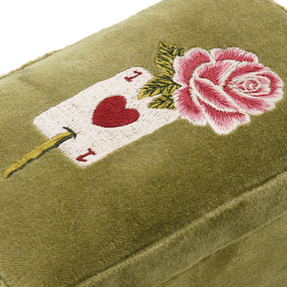 Velvet jewelry box - Card