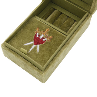 Velvet jewelry box - Card