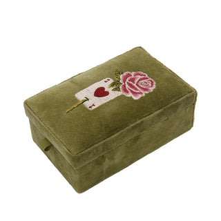 Velvet jewelry box - Card