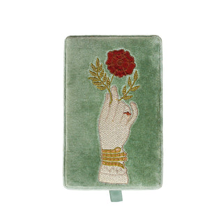 Velvet jewelry box - Hand