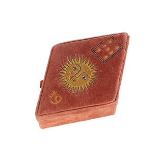 Velvet jewelry box - Sun