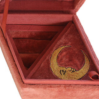 Velvet jewelry box - Sun
