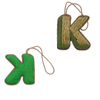 Alphabet hanging decoration: Letter K