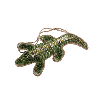 Suspension brodée - Crocodile