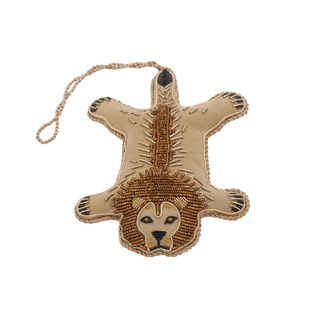 Suspension brodée - Lion