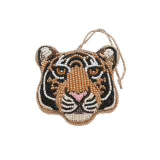 Suspension brodée - Tigre